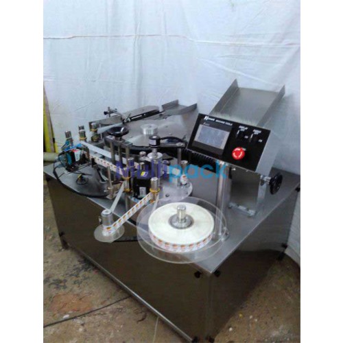 Ampoules and Vials Sticker Labeler Machine