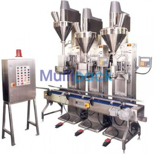 One / Two / Three / Four Head Auger Powder Filling Machine - Auger filler