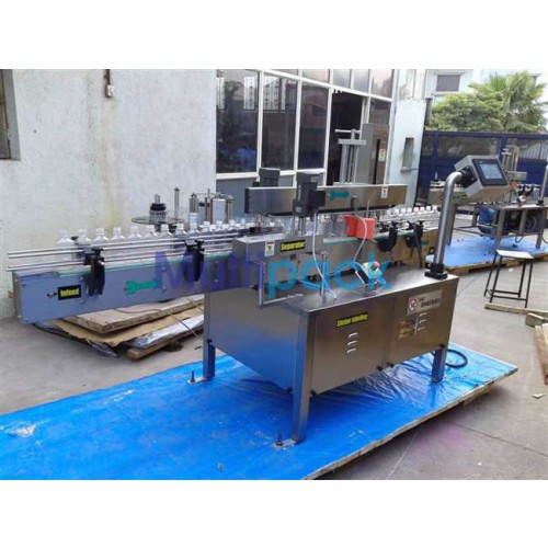 Two Side Sticker Labeling machine -Two Sides (front and Back ) Bottle Labeling Machine